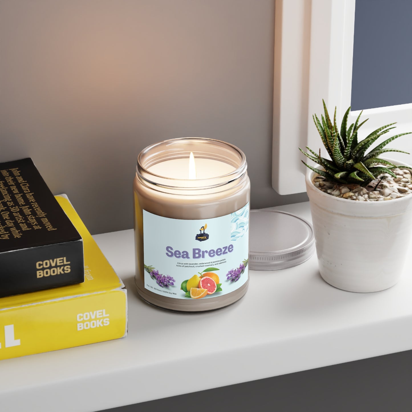 Sea Breeze Candle | Citrus, Lavender & Cedarwood | 9 oz