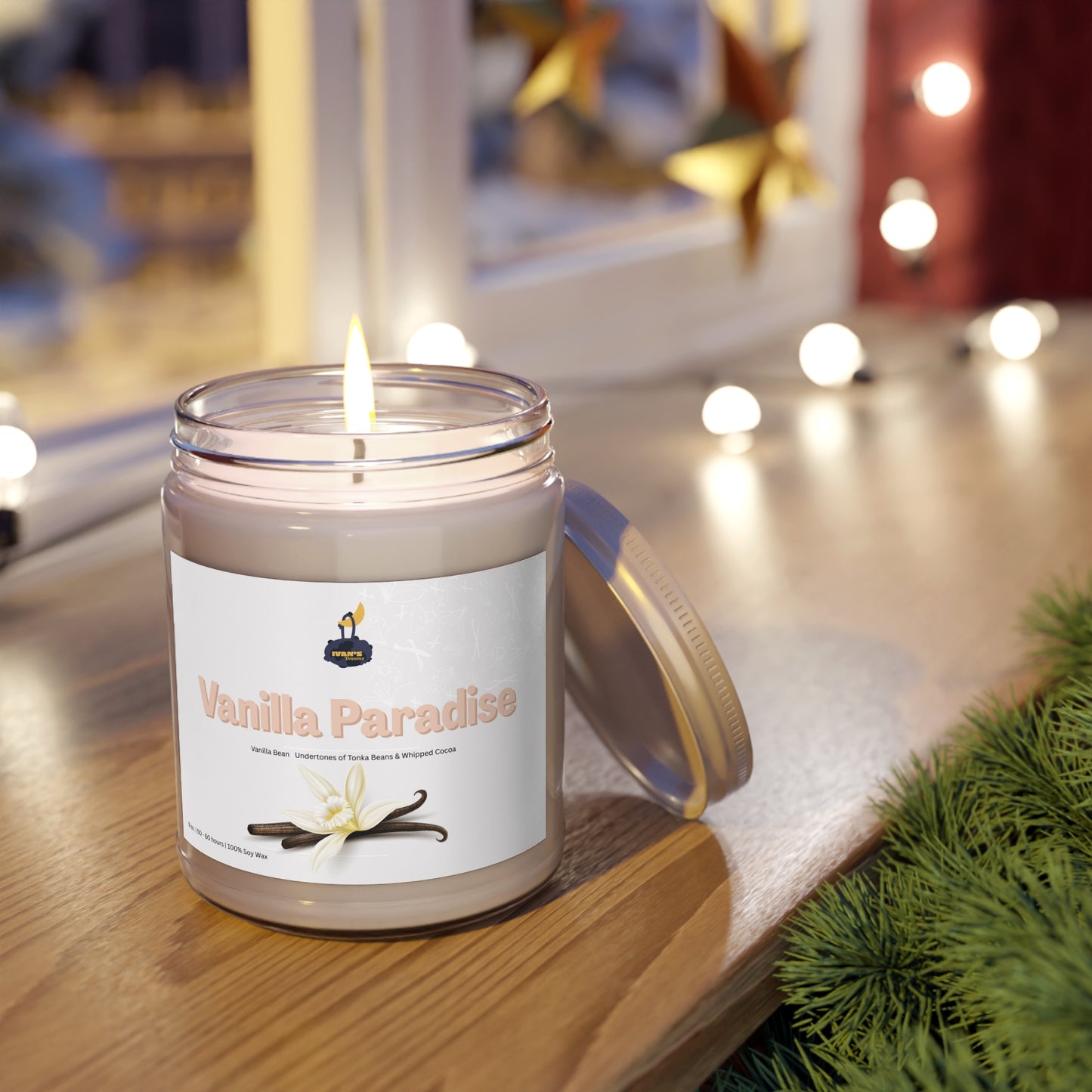 Vanilla Paradise | Aromatherapy Candle | 9 oz