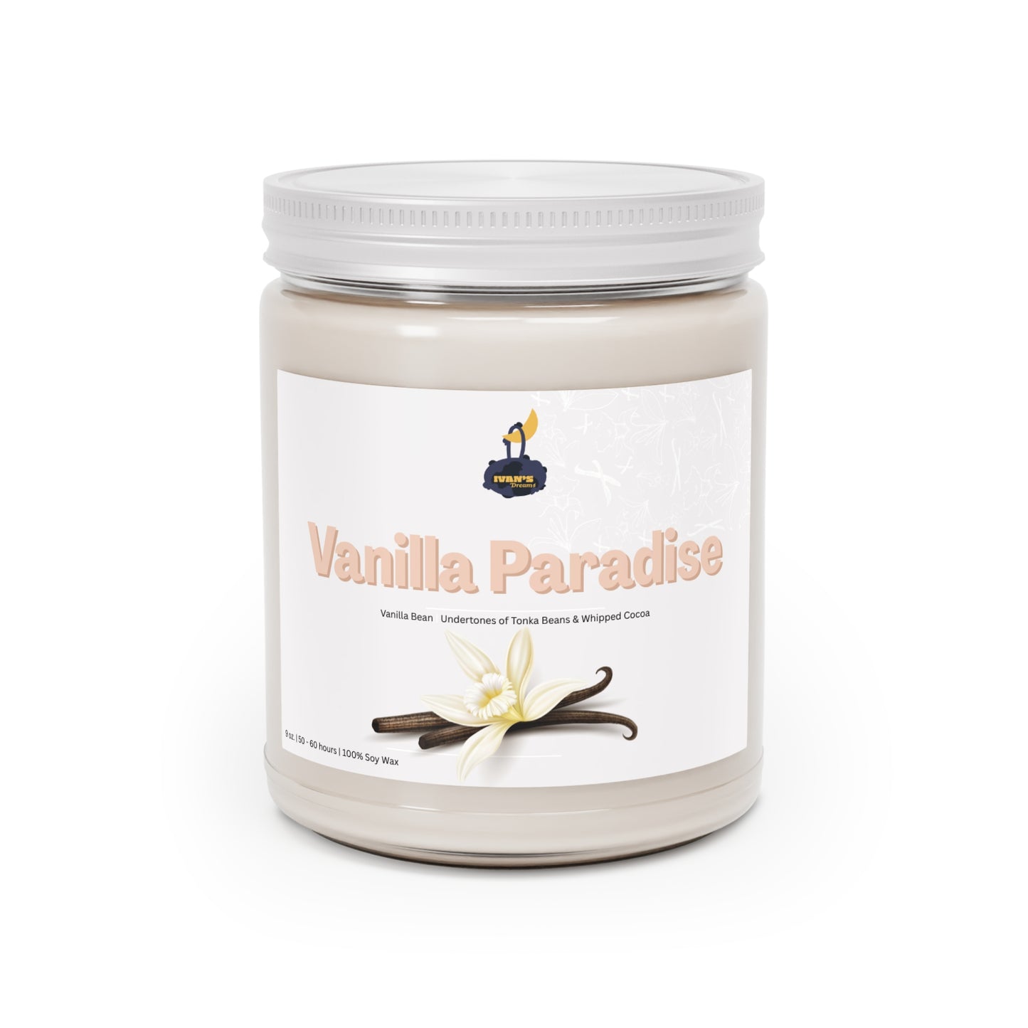 Vanilla Paradise | Aromatherapy Candle | 9 oz