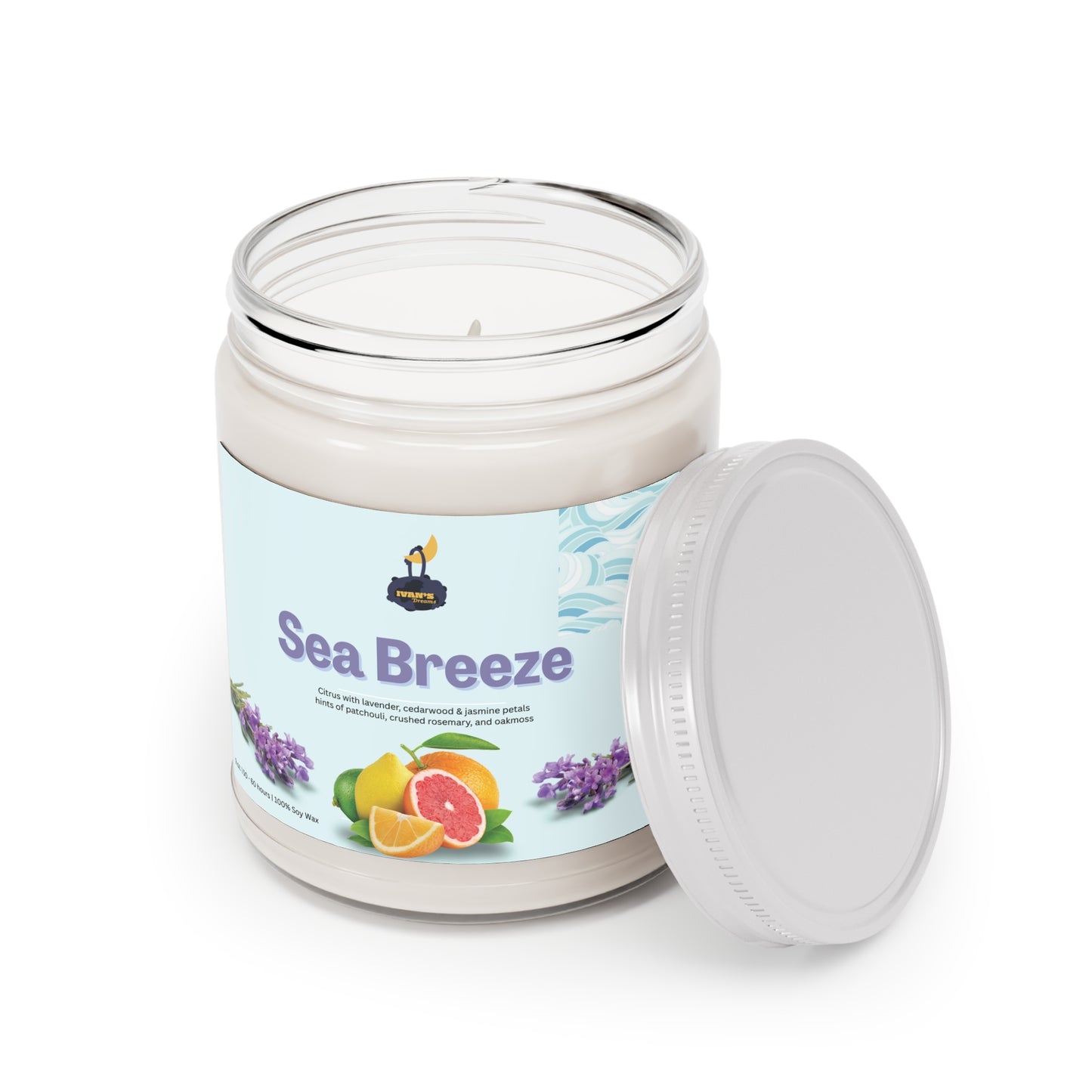 Sea Breeze Candle | Citrus, Lavender & Cedarwood | 9 oz